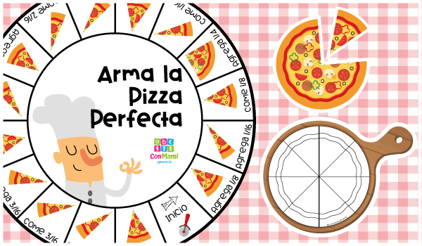 Ruleta de Fracciones 1 - Arma la Pizza Perfecta -
