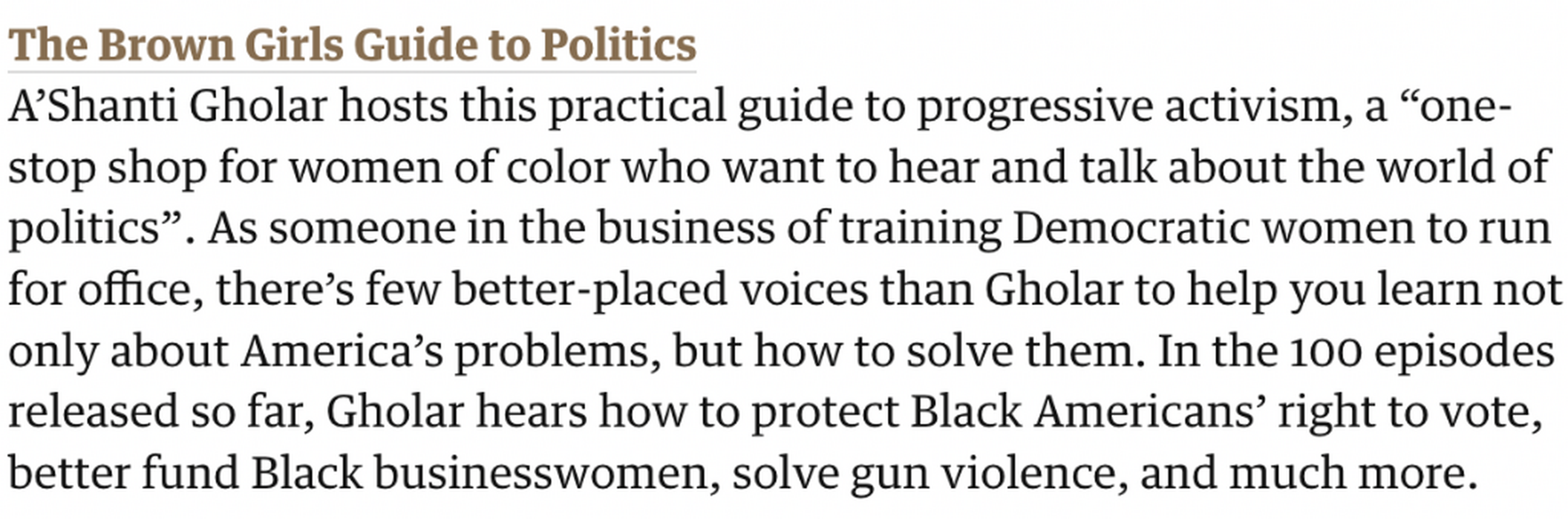 The Guardian: Best podcasts of the week