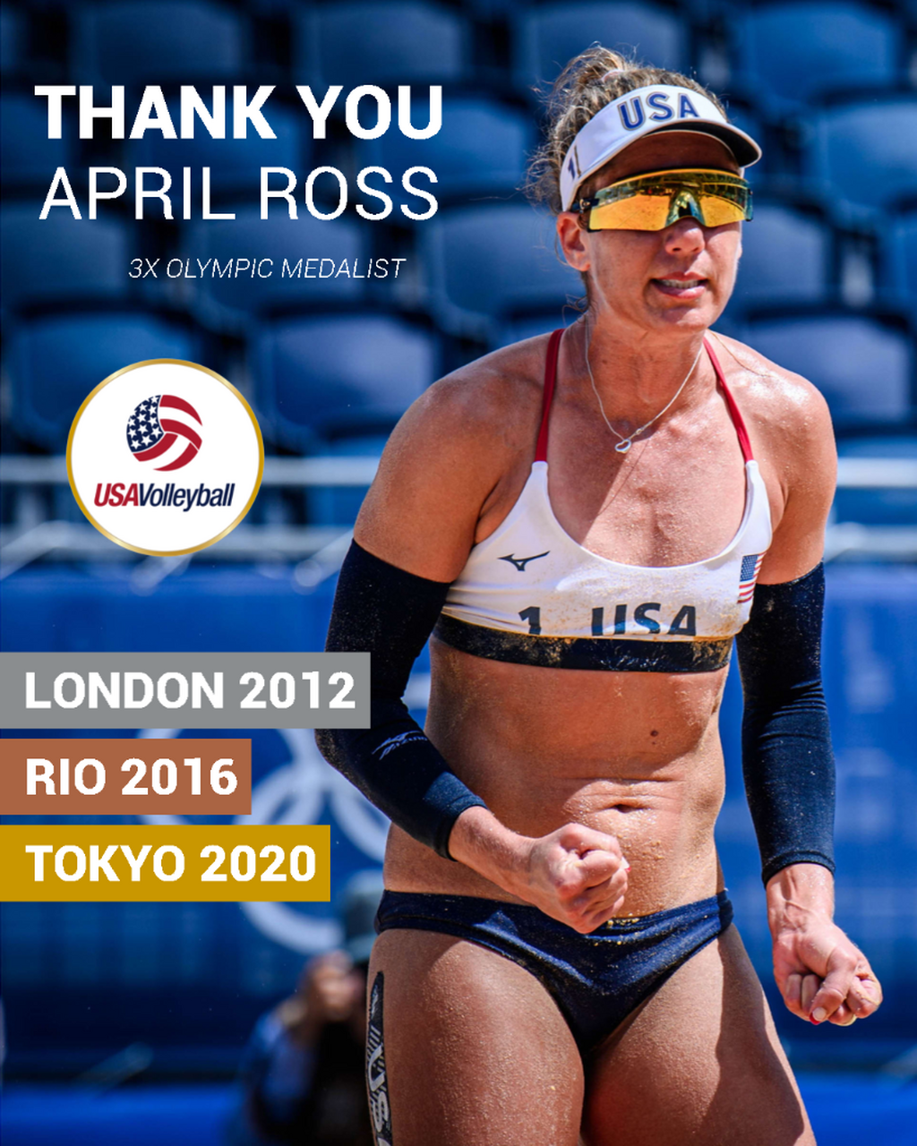 Beach Volleyball Icon April Ross Announces Retirement from Competition