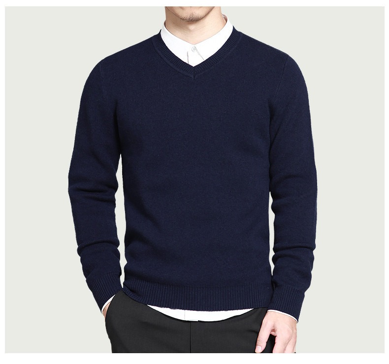 Men's Sweater - Navy in Sizes M to XXL