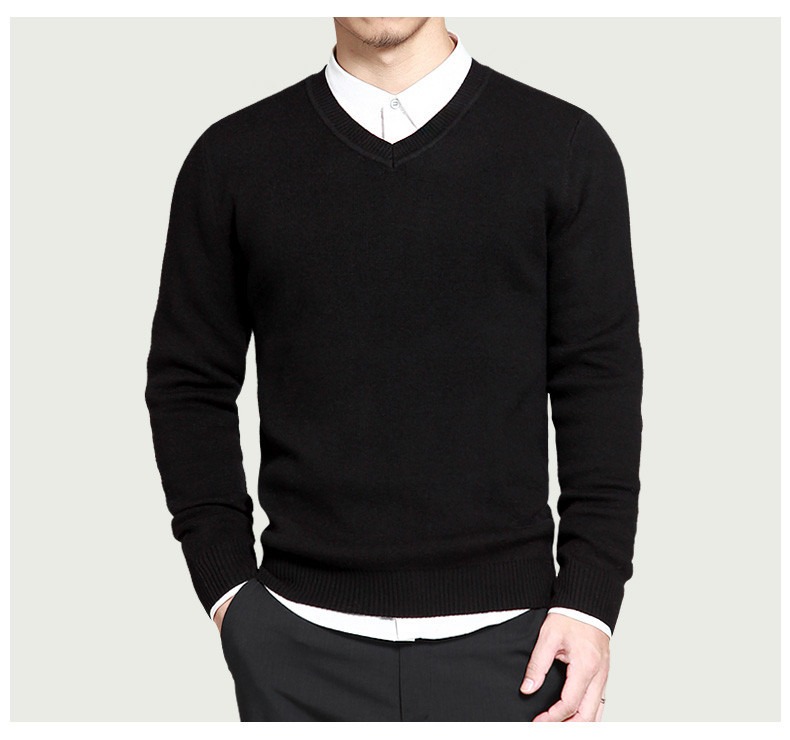 Men's Sweater - Black in Sizes M to XXL