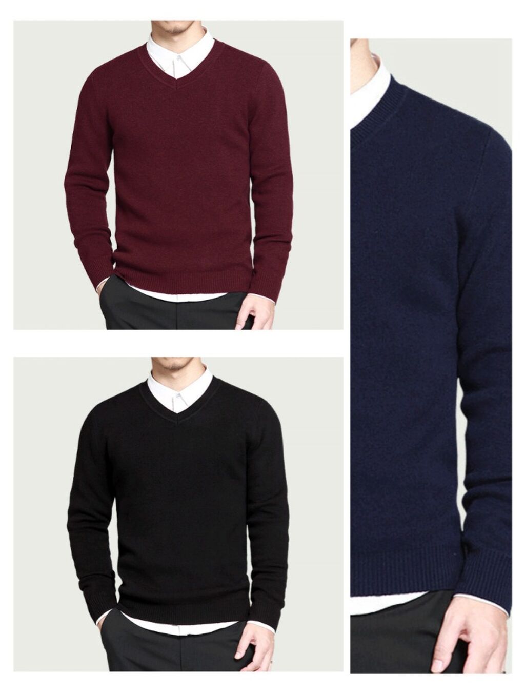 Men's Sweater - 3 Color Options in Sizes M to XXL