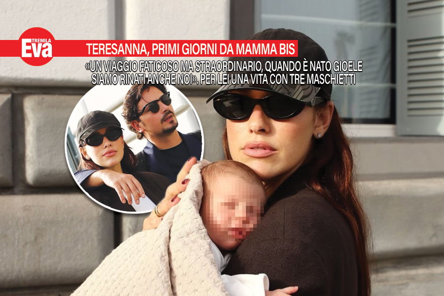I primi giorni da mamma di Gioele per Teresanna Pugliese