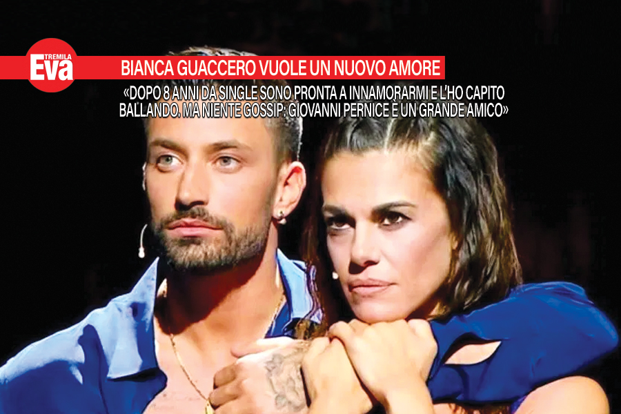 Bianca Guaccero sogna un amore ma con Pernice sono amici