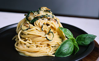 Fried Zucchini Pasta