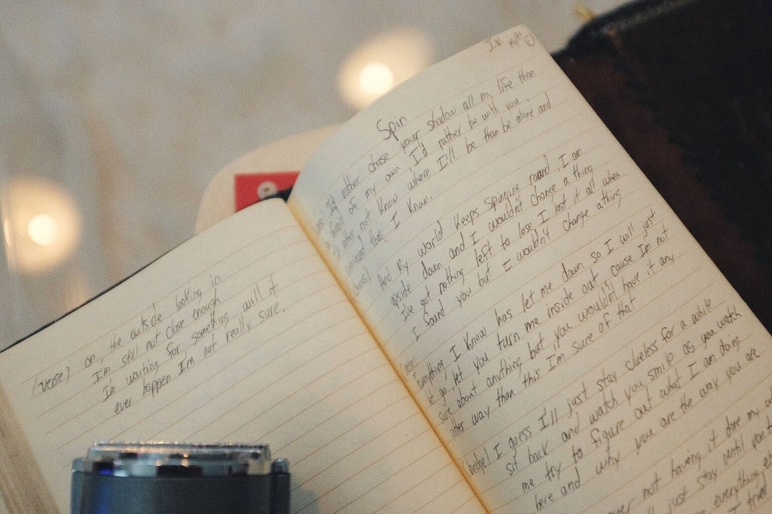 Handwritten Lyrics