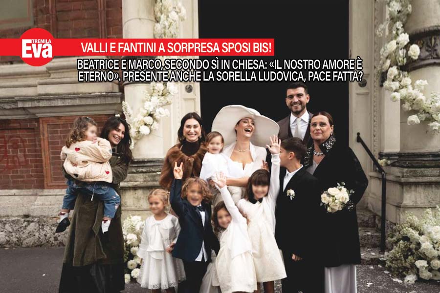 Marco Fantini e Beatrice Valli sposi per la seconda volta