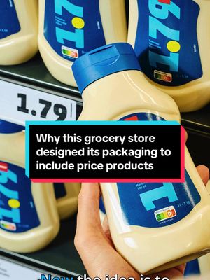Grocery chain puts its store brand&rsquo;s prices right in the packaging, as a promise of price stability