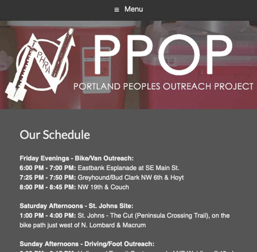 Portland Peoples Outreach Project