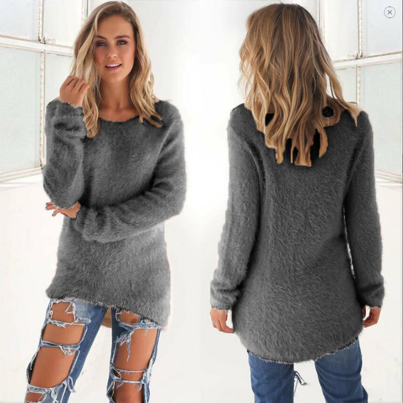 Women's Long Sleeve - Gray Sizes: S-XL 