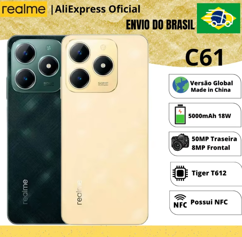 REALME C61 INDESTRUT&Iacute;VEL