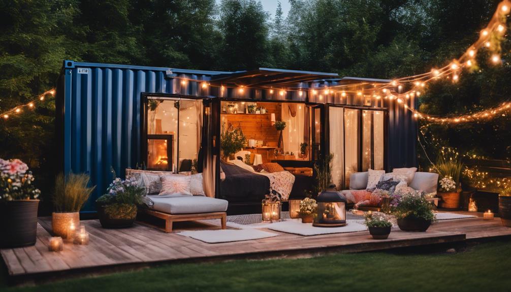 How to Create a Cozy Outdoor Space Around Your Container Home