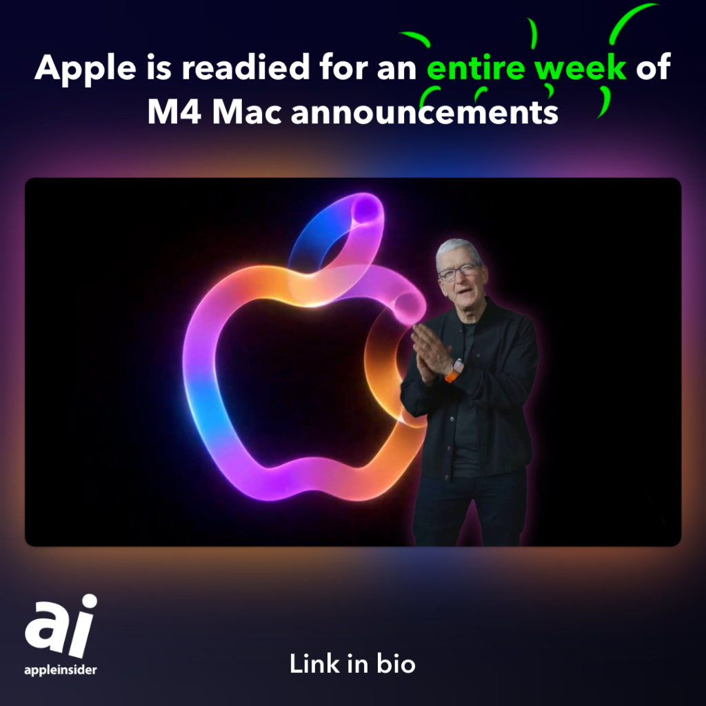 Apple set for a week of M4 Mac announcements