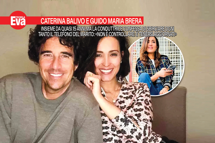 Caterina Balivo: &laquo;una sbirciatina al telefono di mio marito&raquo;