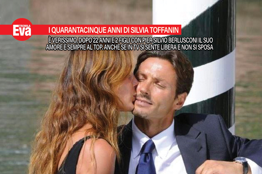 Silvia Toffanin ha 45 anni, da 22 con Pier Silvio Berlusconi