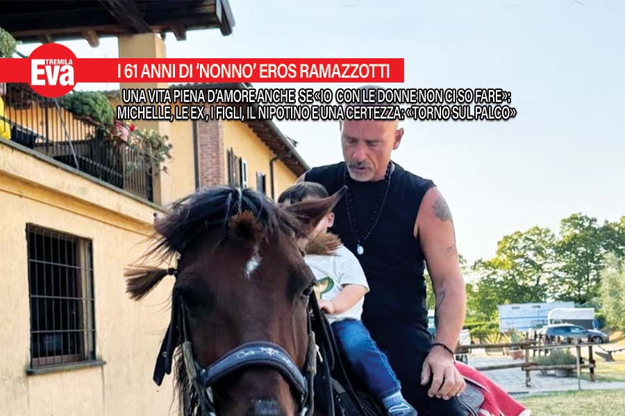 Eros Ramazzotti, 61 anni di amori, figli, nipote e musica