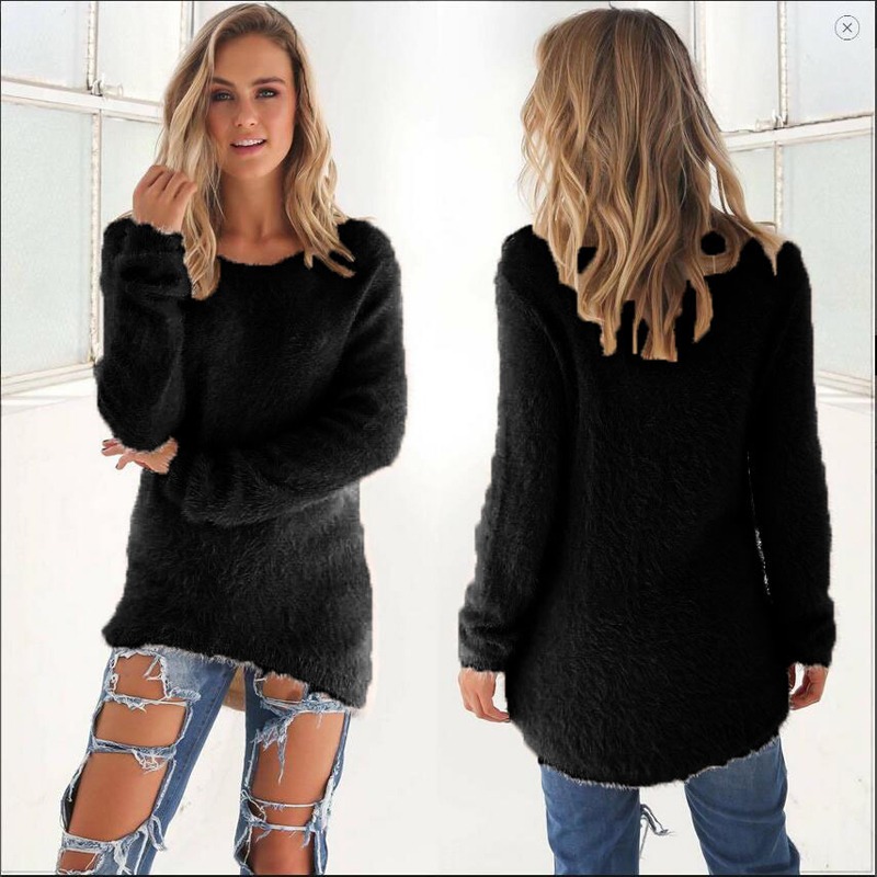 Women's Long Sleeve - Black Sizes: S-XL 