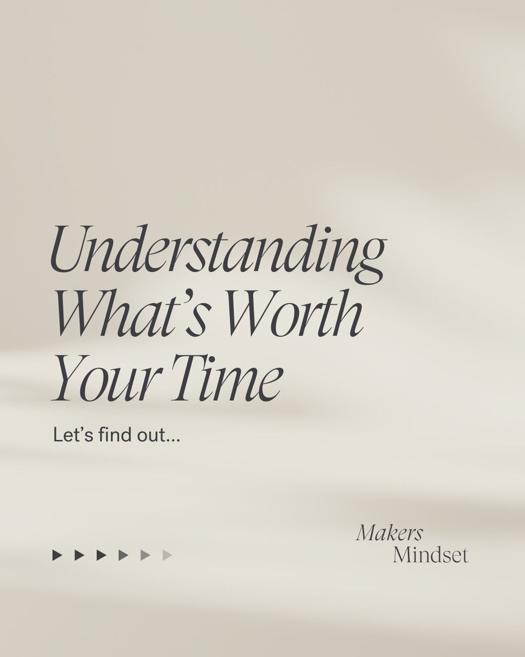 Understanding What's Worth 
