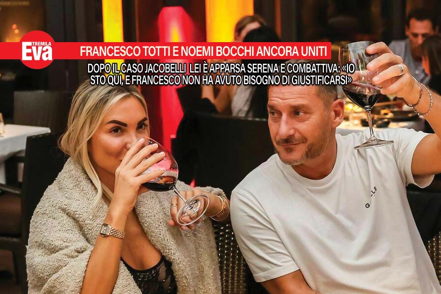 Noemi Bocchi difende Totti: sto qui non deve giustificarsi