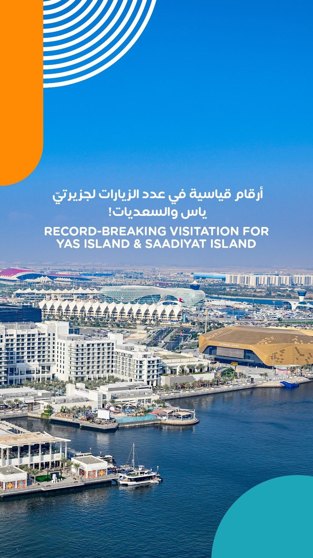 Yas Island and Saadiyat Island Record Visitation