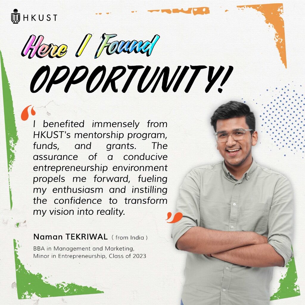 Here I Found... Opportunity! | Naman Tekriwal's Journey from Bread to Beer at HKUST