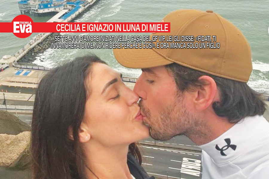 Cecilia Rodriguez e Ignazio Moser, luna di miele in Per&ugrave;