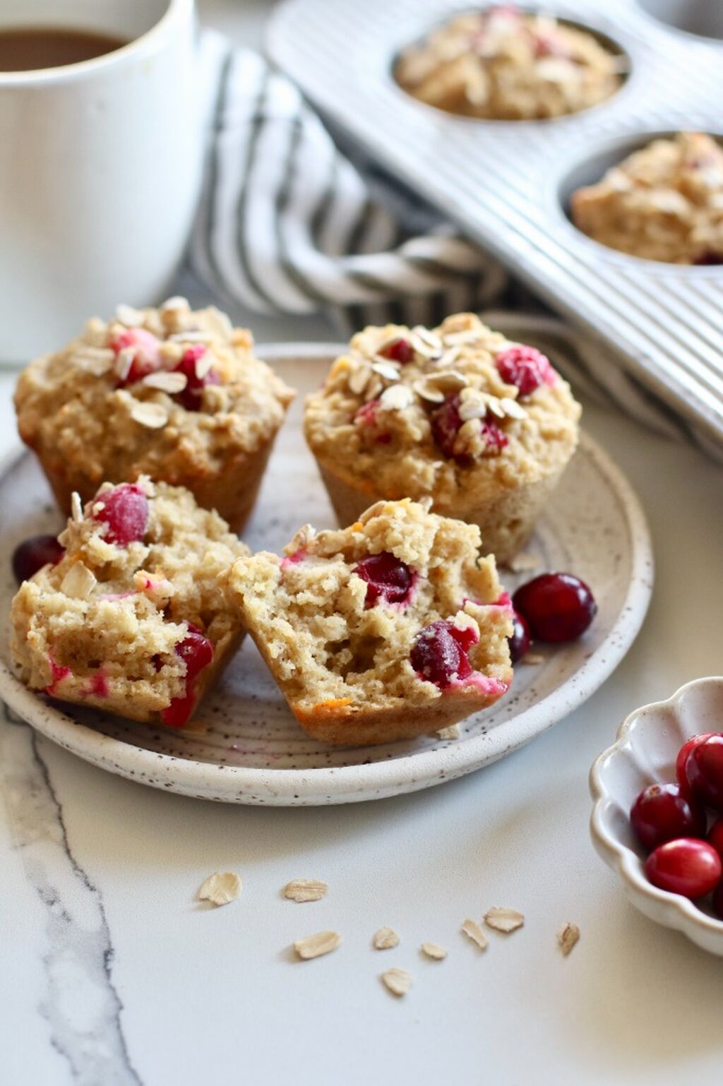 Cranberry Orange Oatmeal Muffins (Nov Exclusive Recipe)