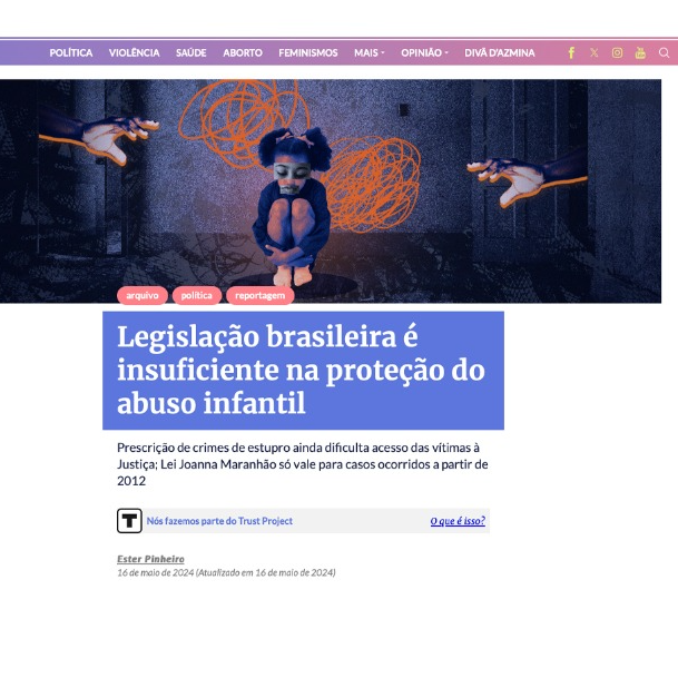Legisla&ccedil;&atilde;o brasileira &eacute; insuficiente na prote&ccedil;&atilde;o do abuso infantil