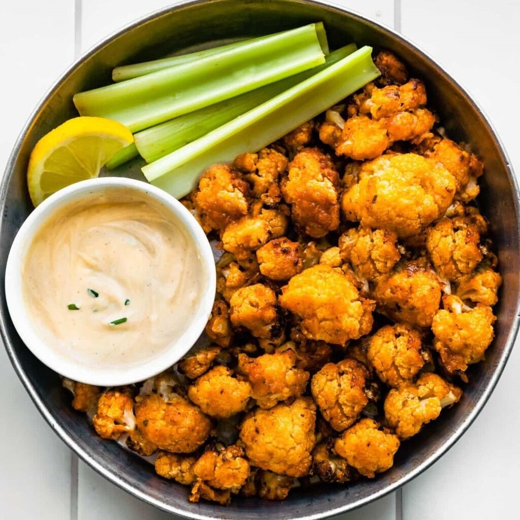 Air Fryer Buffalo Cauliflower