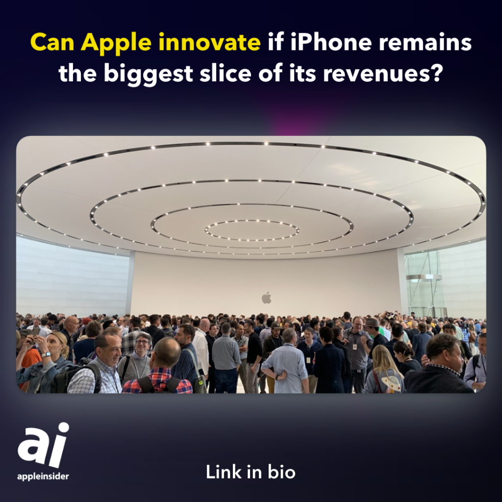 Can Apple ever innovate if iPhone remains the biggest slice of its revenues? 
