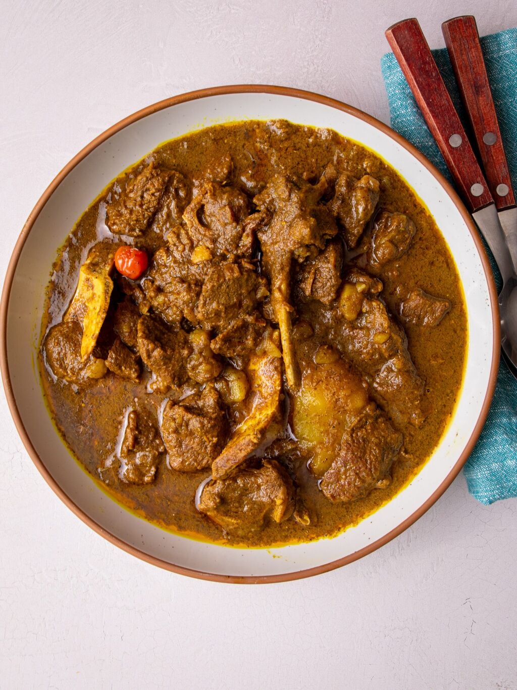 Guyanese Lamb Curry (with Instant Pot Option)