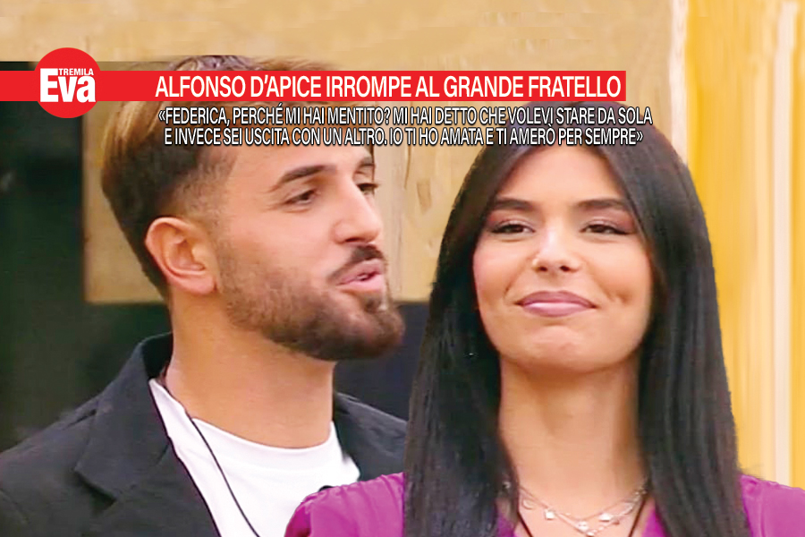 Primo confronto tra Alfonso D'Apice e Federica Petagna al Gf