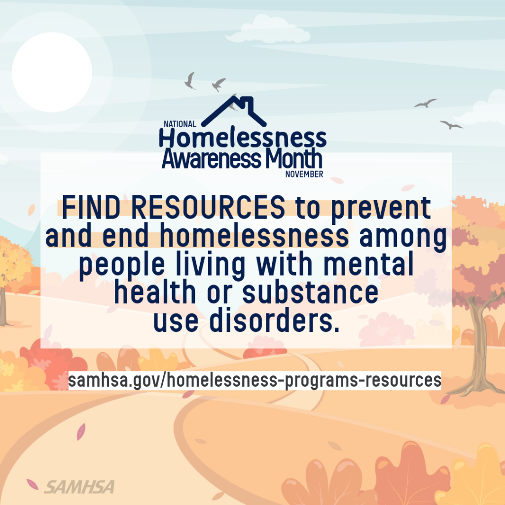 Homelessness Awareness Month