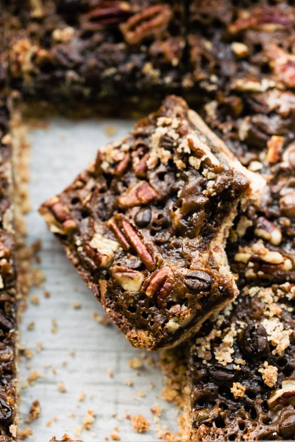 Vegan Pecan Pie Bar Recipe (Grain Free) + Video | Cotter Crunch