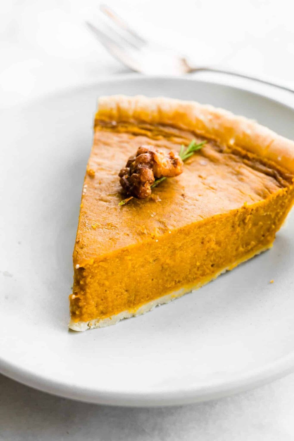 Vegan Pumpkin Pie (Gluten-Free)