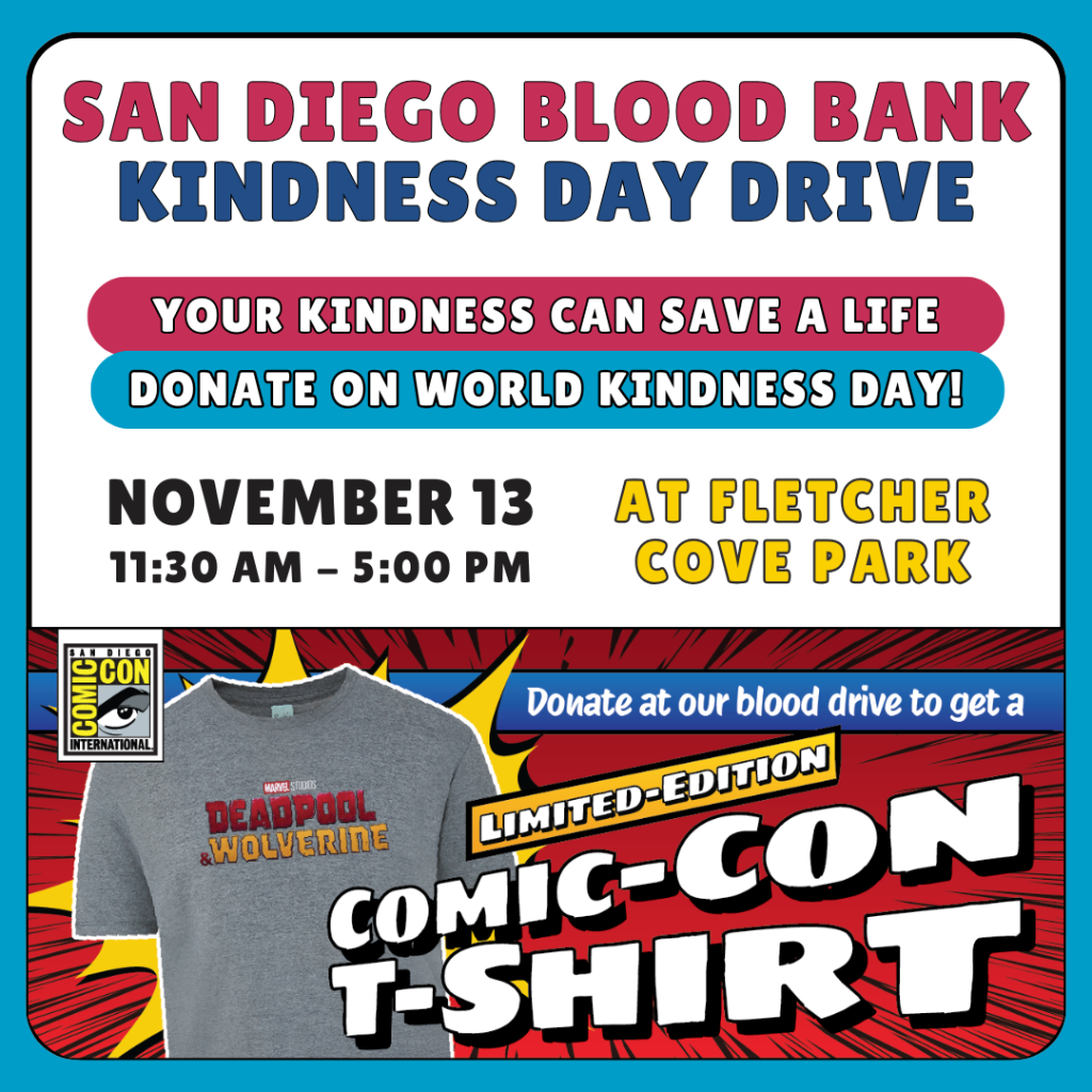 San Diego Blood Bank Kindness Day Drive