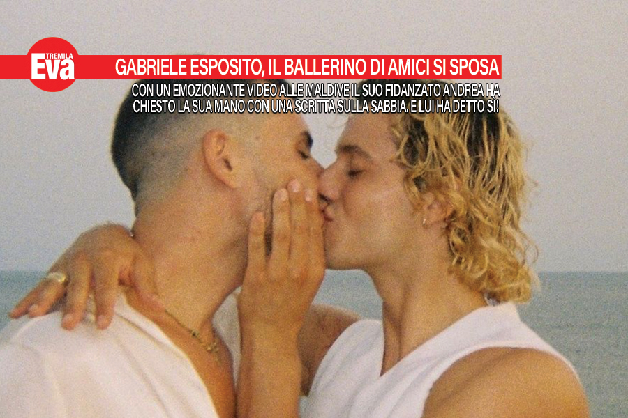 Gabriele Esposito, il ballerino di Amici dice s&igrave; ad Andrea