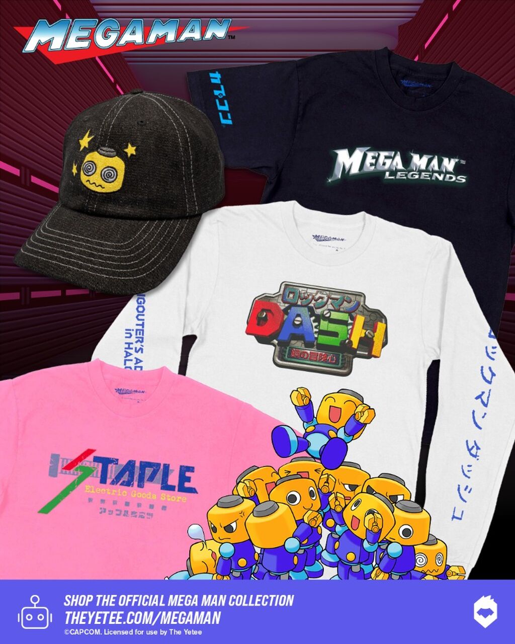 We 💖 Mega Man Legends! New Merch available now!