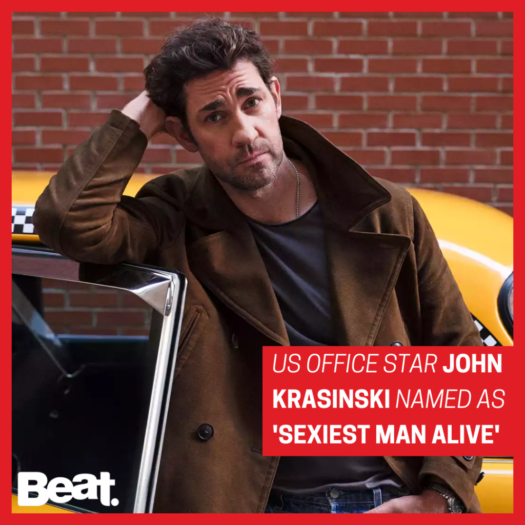 US Office star John Krasinski named as 'Sexiest Man Alive'