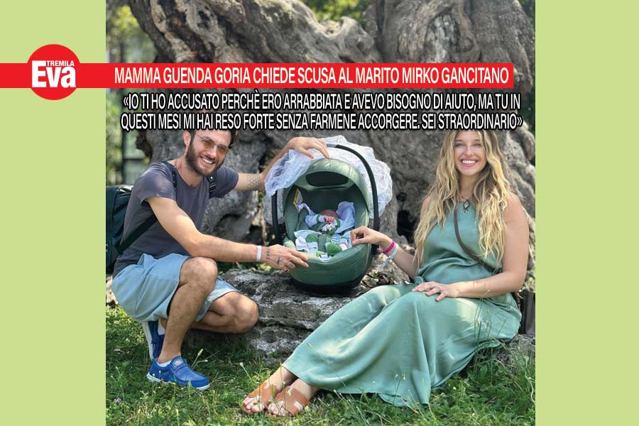 Mamma Guenda Goria chiede scusa al marito Mirko Gancitano
