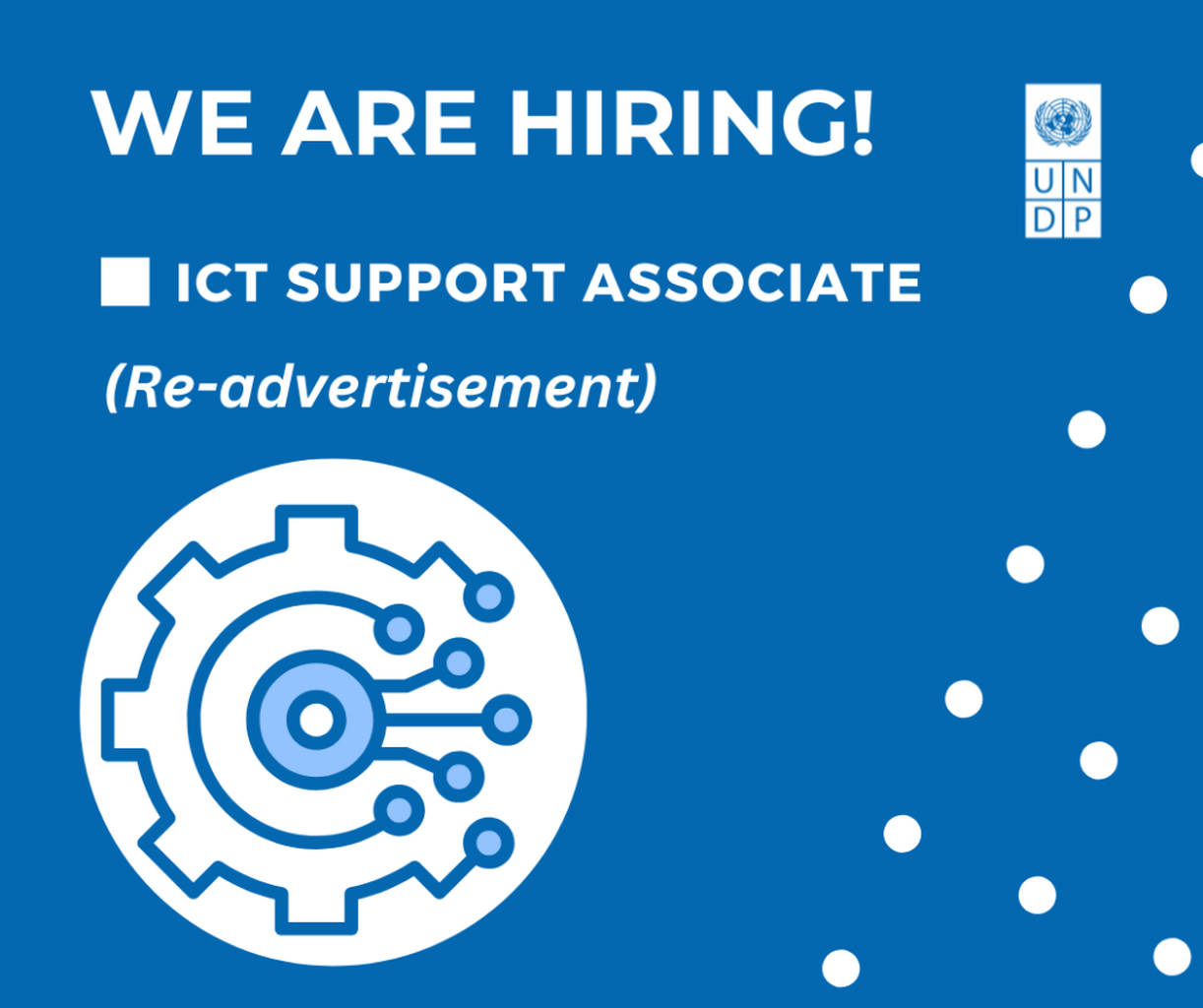 JOB POSTING: ICT Support Associate UNDP Belarus