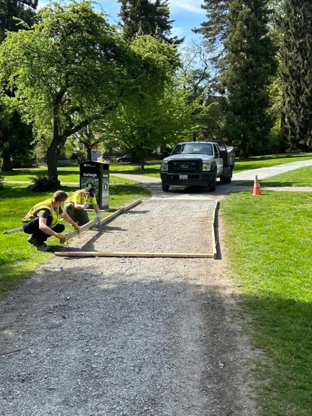 Resurfacing Walking Paths