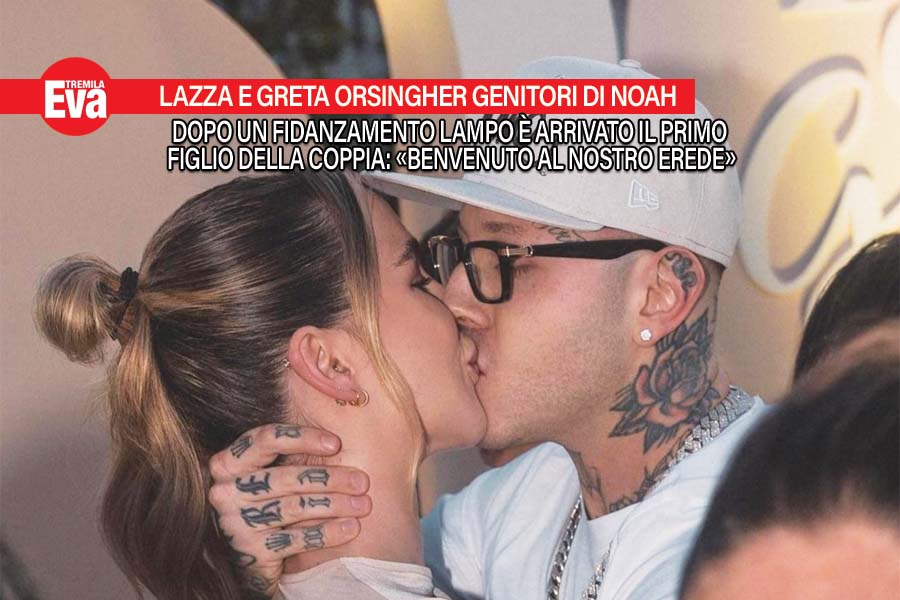 Greta Orsingher e Lazza sono diventati genitori di Noah