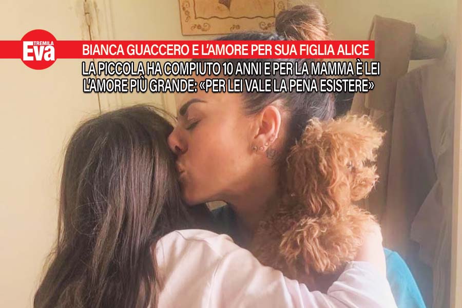 &Egrave; sua figlia Alice l'amore pi&ugrave; grande di Bianca Guaccero