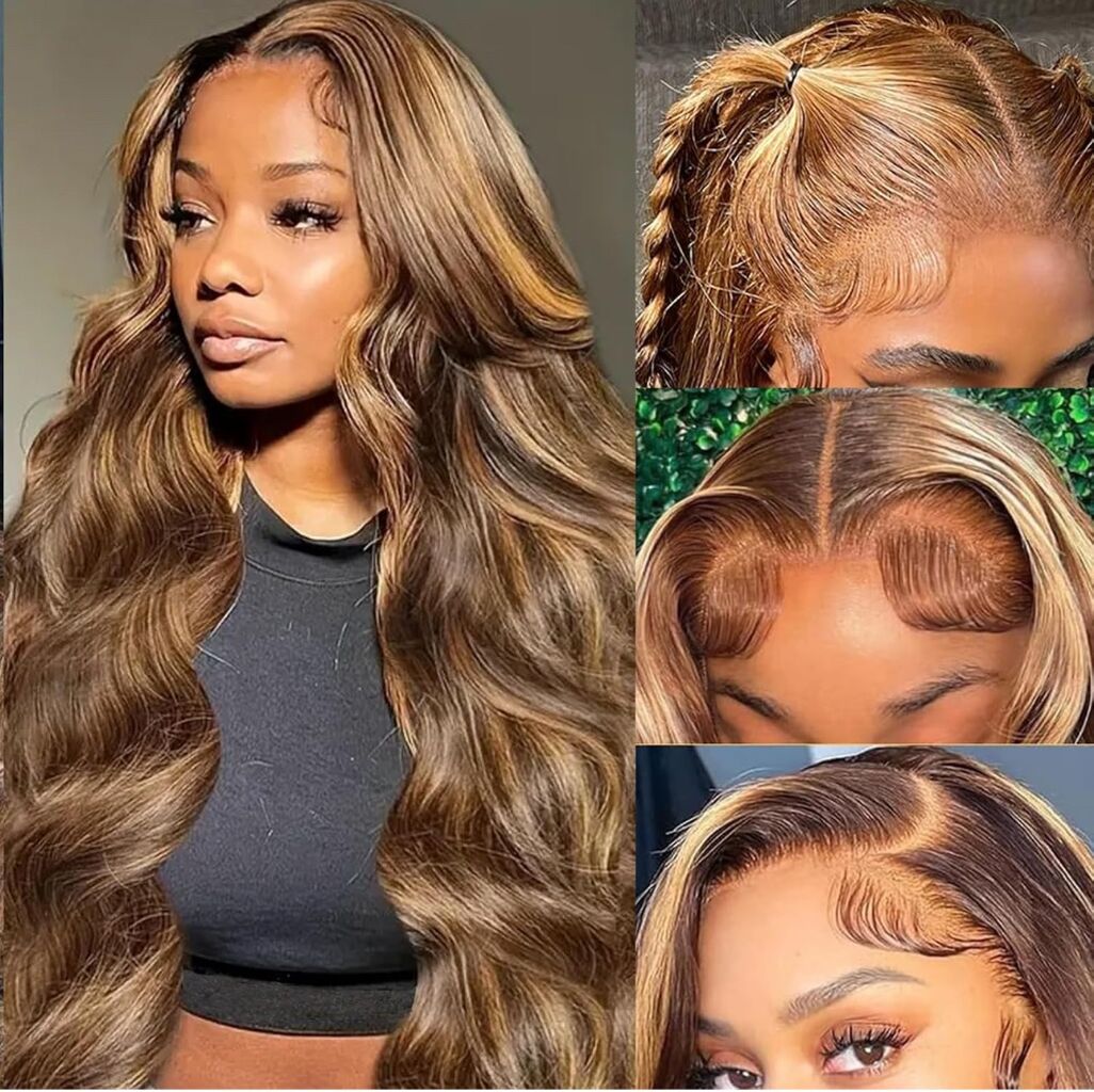 TXIXS 28 Inch Honey Blonde Lace... 