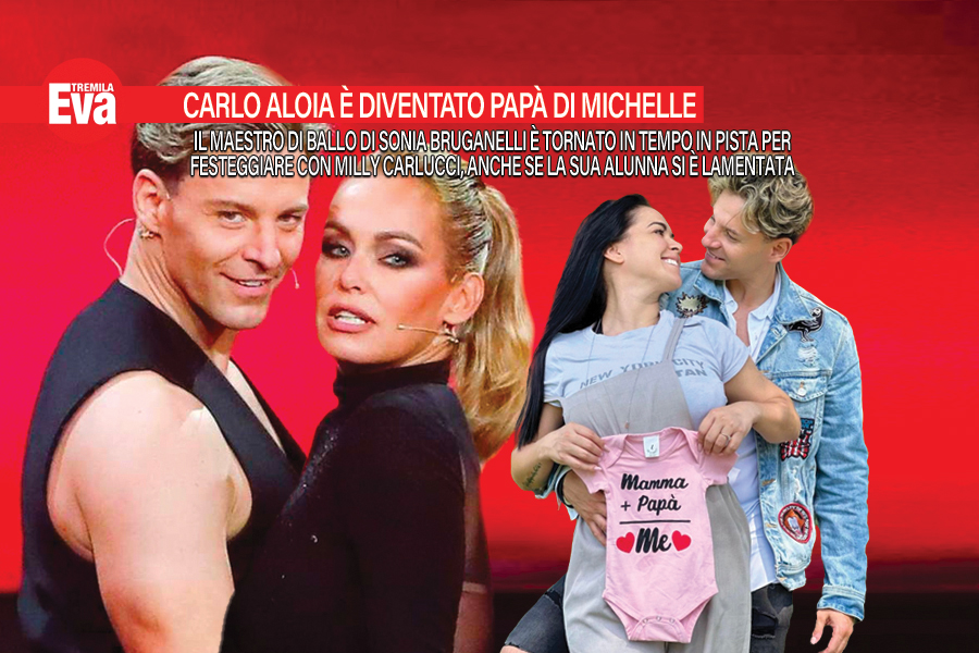 Carlo Aloia pap&agrave; di Michelle: un fiocco rosa a Ballando