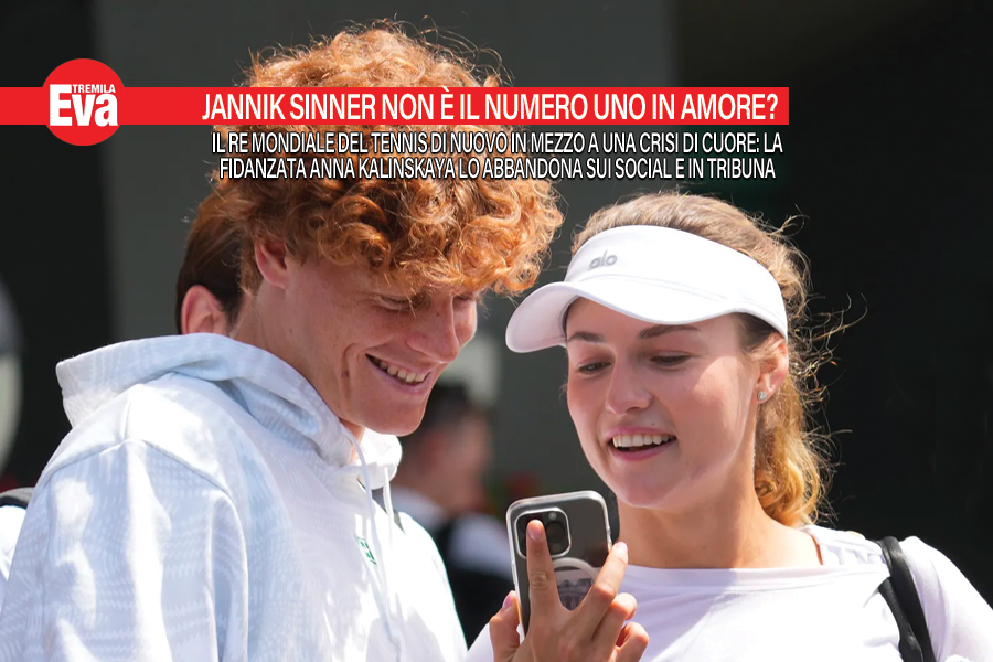 Jannik Sinner gi&agrave; in crisi con la fidanzata Anna Kalinskaya