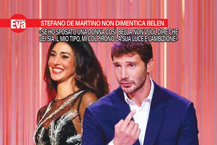 Stefano De Martino su Belen: la donna bella non &egrave; il mio tipo