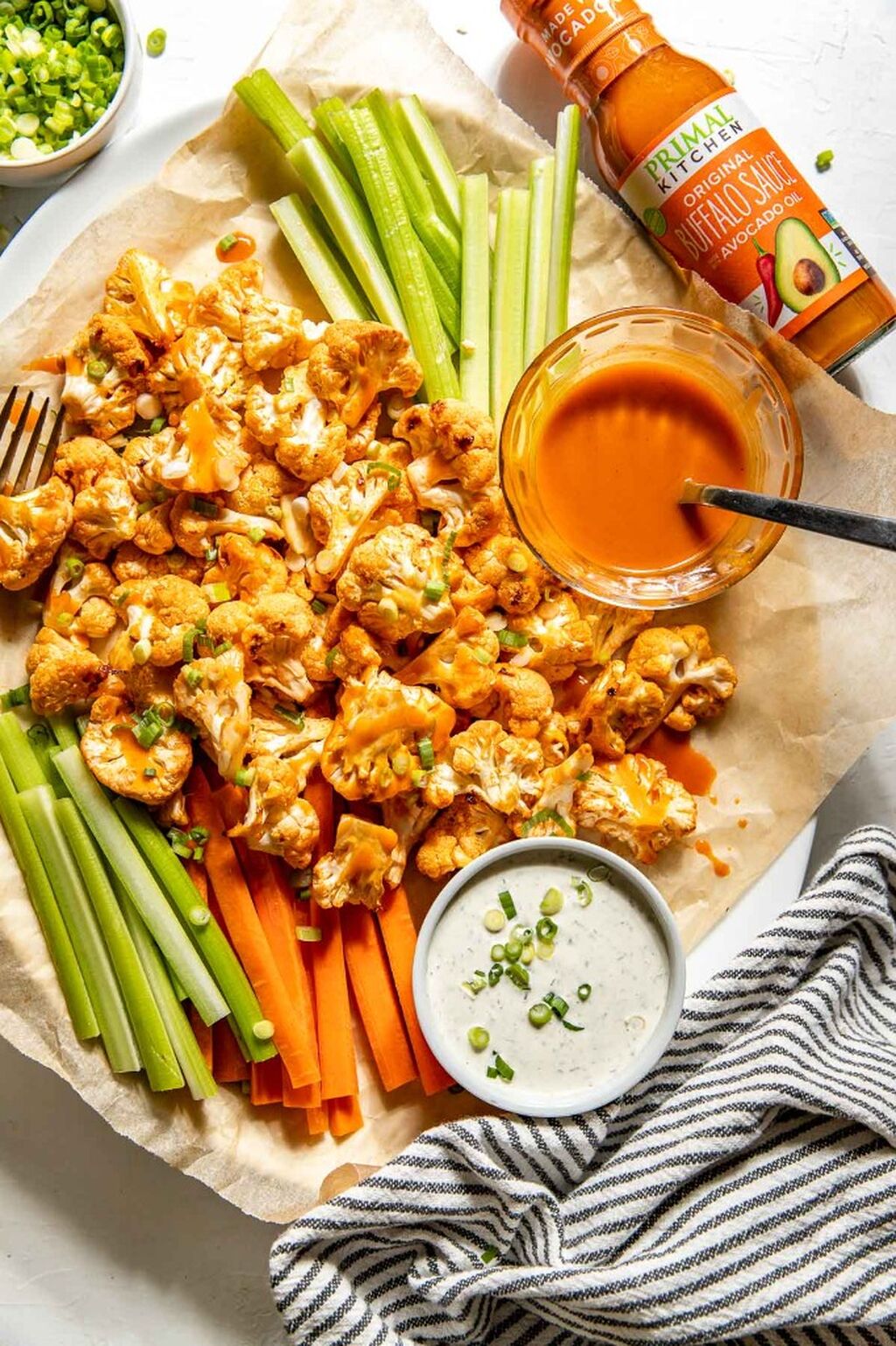 Buffalo Cauliflower Bites
