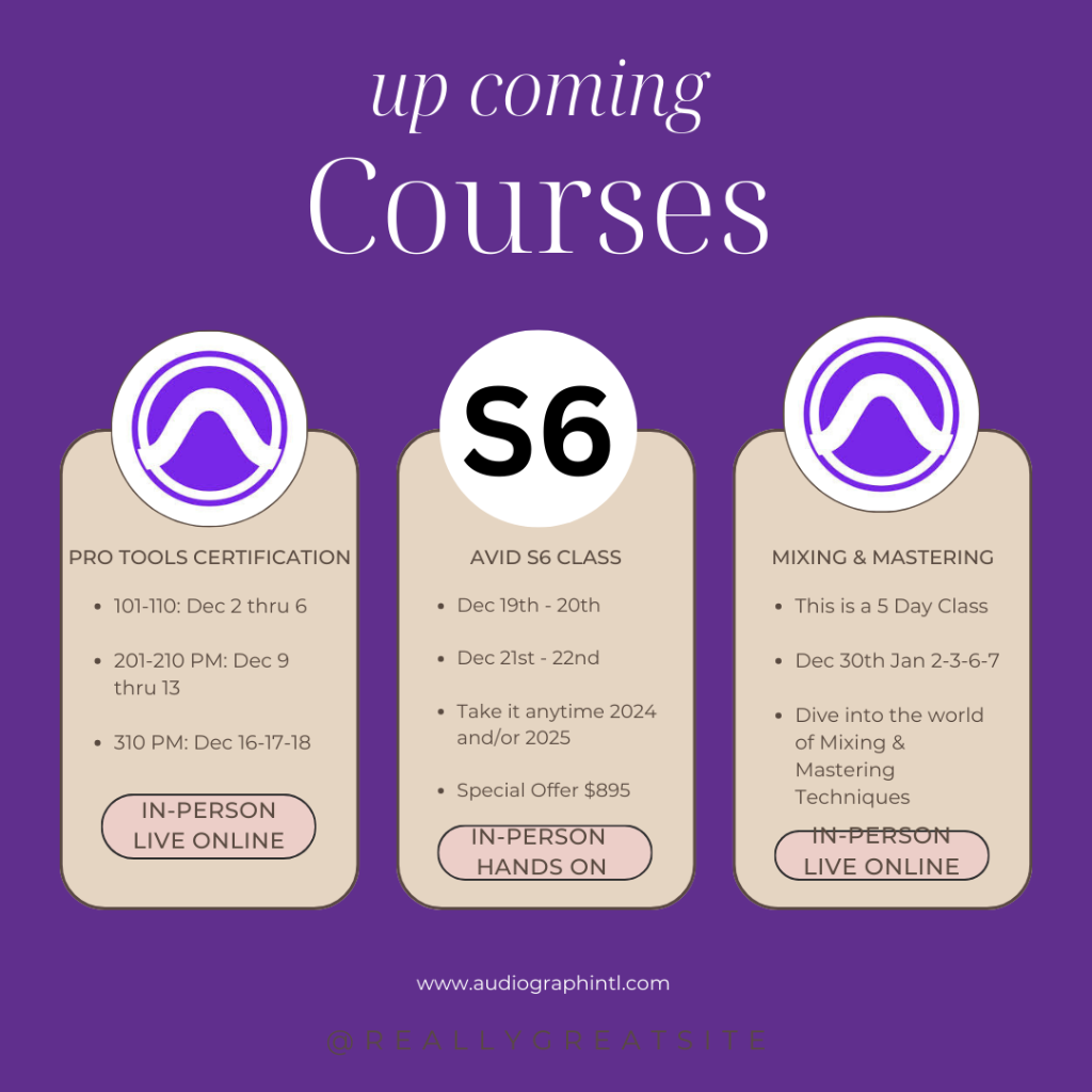 Up Coming Courses